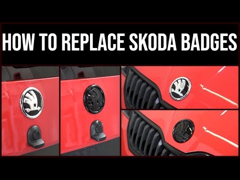 How to replace Skoda badges