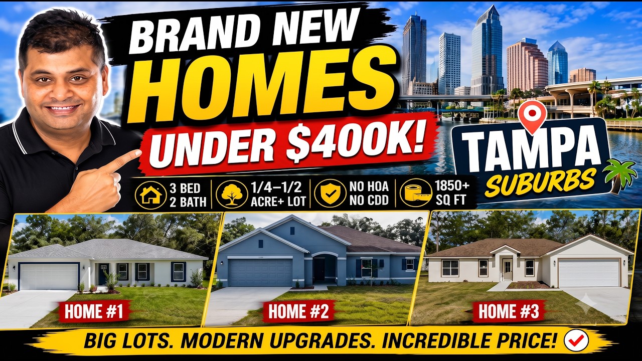Brand-New Florida Homes with Land Under $400K? Yes... They're Real!
