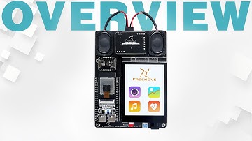 Freenove Development Kit for ESP32-S3 CAM [Overview] Touch Screen Stereo Speakers Heart Rate Sensor