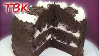 This delicious chocolate cake with cherries and cream is easy to make
perfect for dinners parties. written recipe at
http://titlisbusykitchen.com/...