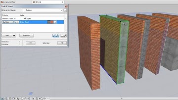 Find & Select Surface Criteria in ARCHICAD