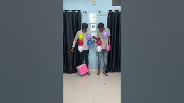 Roll Dice 🎲 With Multi Colour Pop Balloon Challenge #shorts