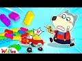 Wolfoo Has Fun Playtime with Colorful Lego Wall - Funny Stories with Toys for Kids | Wolfoo Family