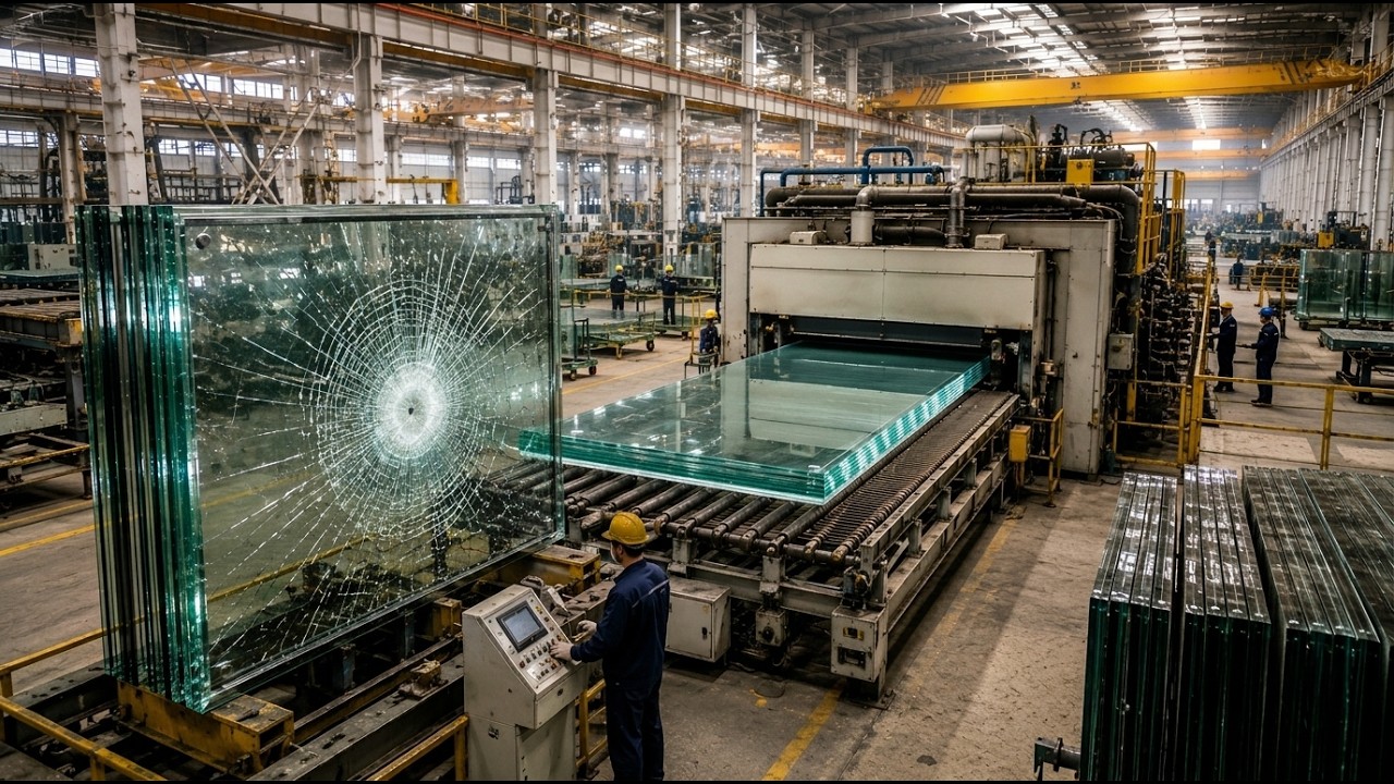 This Glass Can Stop Bullets | How Bulletproof Glass Is Made (Full ...