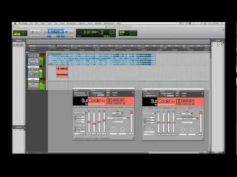 SurCode for Dolby Pro Logic II - Simultaneous Encode-Decode Using Two Instances