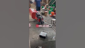 Máy duỗi cắt sắt tự động điện 220V | 0913461586