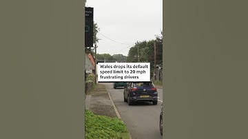 Wales drops its default speed limit to 20 mph 🐌 #shorts