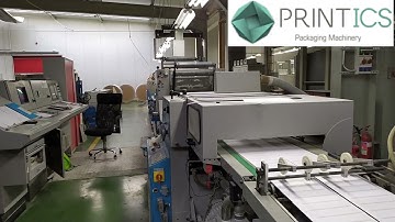 VIDEO PRINTICS U38260320 MULLER MARTINI CONCEPT 5 COLOR WEB OFFSET UV CONTINUOUS FORM PRINTER