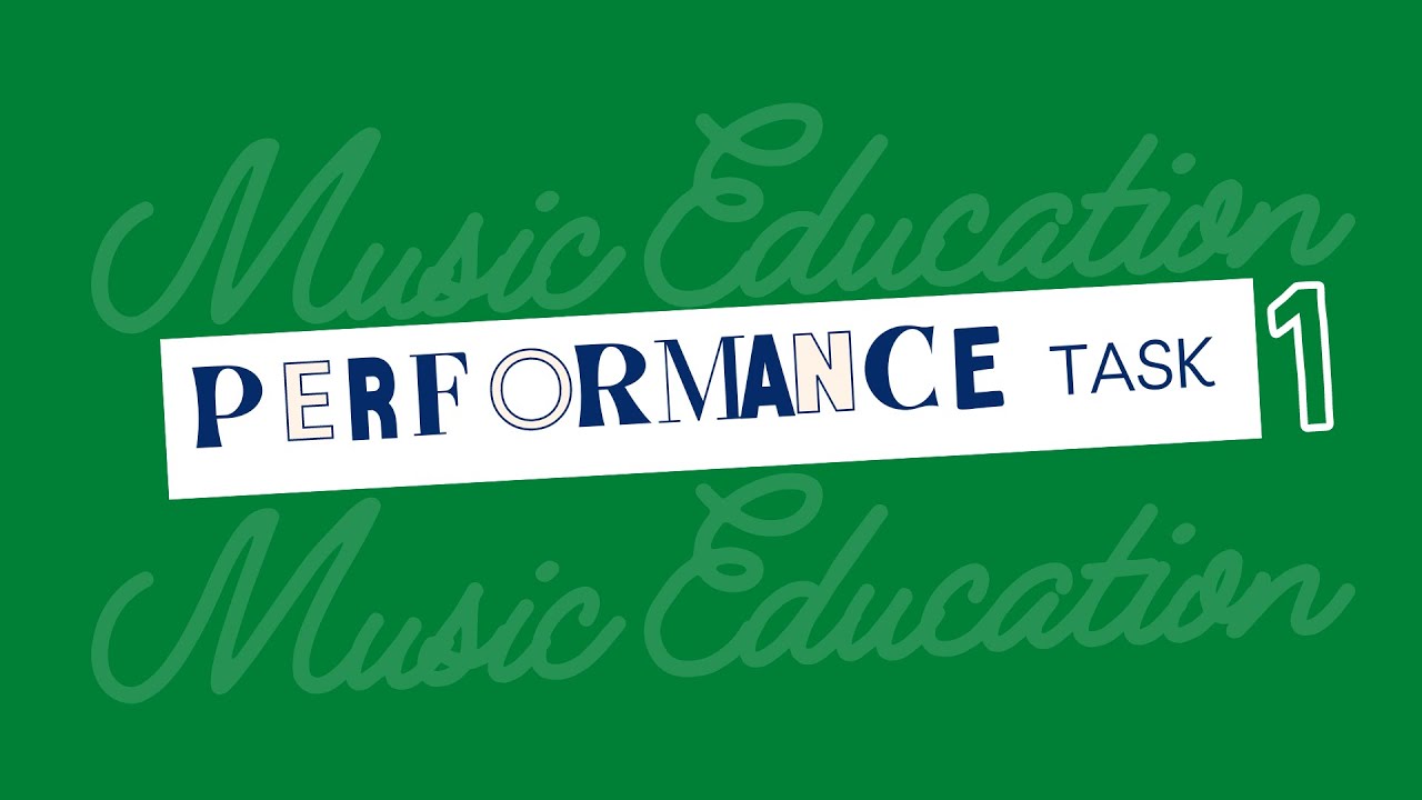 PERFORMANCE TASK 1 (GRADE 7 1ST TERM) - YouTube