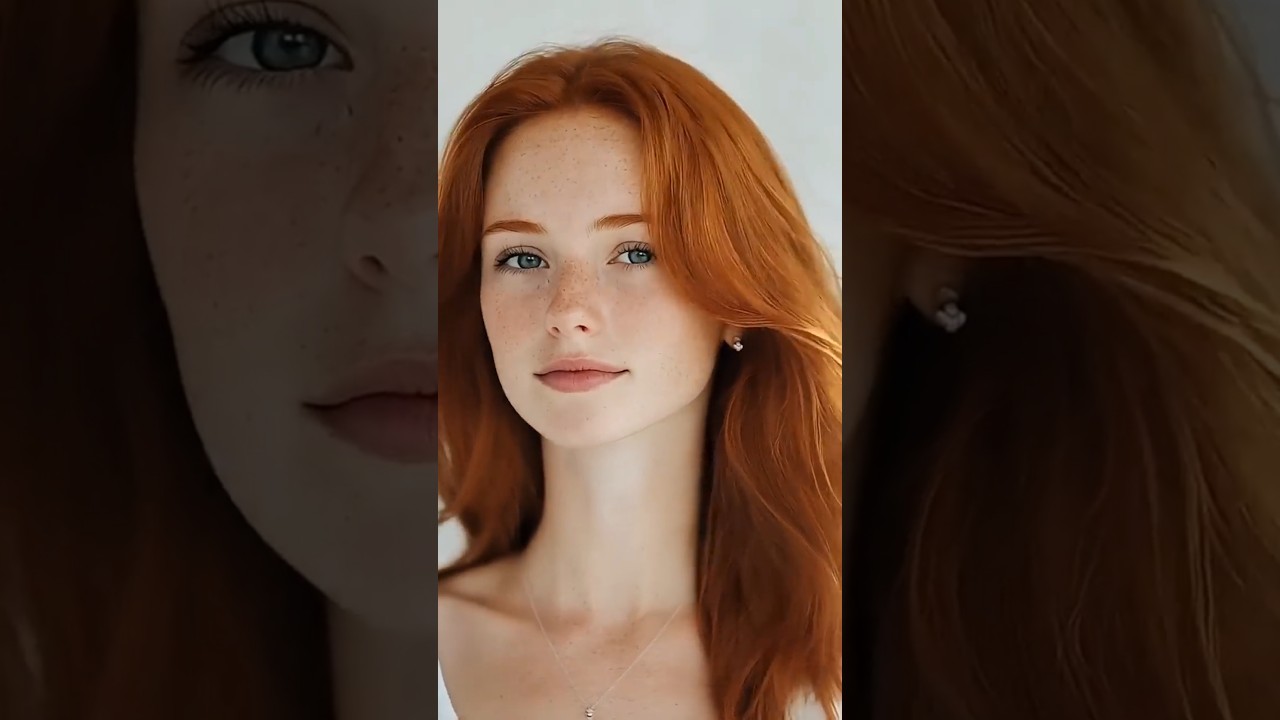 Radiant Redhead: A Sublime Showcase of Elegance 
