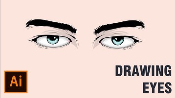 TUTORIAL HOW TO DRAW EYES WITH ADOBE ILLUSTRATOR