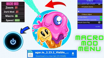 Agario Macro with No Lag and Zoom Latest Mod Menu | Android and iOS