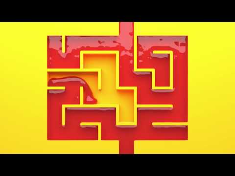 Satisfying Maze Filling | Red Liquid Flows Through Every Corridor