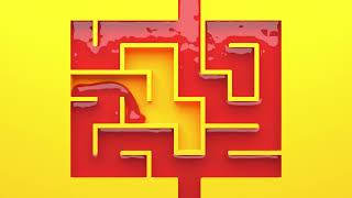 Satisfying Maze Filling | Red Liquid Flows Through Every Corridor