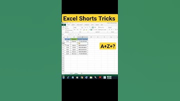 Excel Shorts Tricks #shorts #short #excel #exceltips #exceltricks #youtubeshorts #shortvideo #tips
