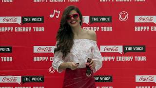 Трето велико Coca-Cola The Voice Happy Energy Tour предизвикателство от Михаела Филева