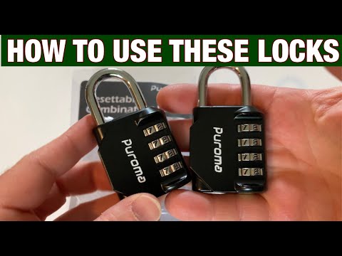 Puroma 2 Pack Combination Locks