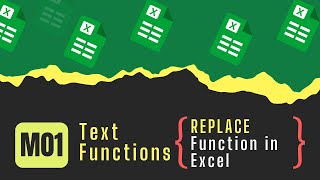 ✅REPLACE Function in excel | Learn REPLACE Function  | Instantly Change Any Text! #exceltutorial