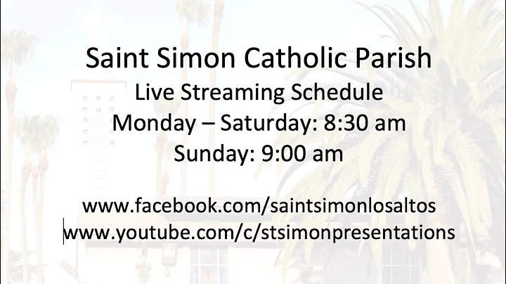 8th Sunday in Ordinary Time Mass  -  February 27, 2022 9:00am