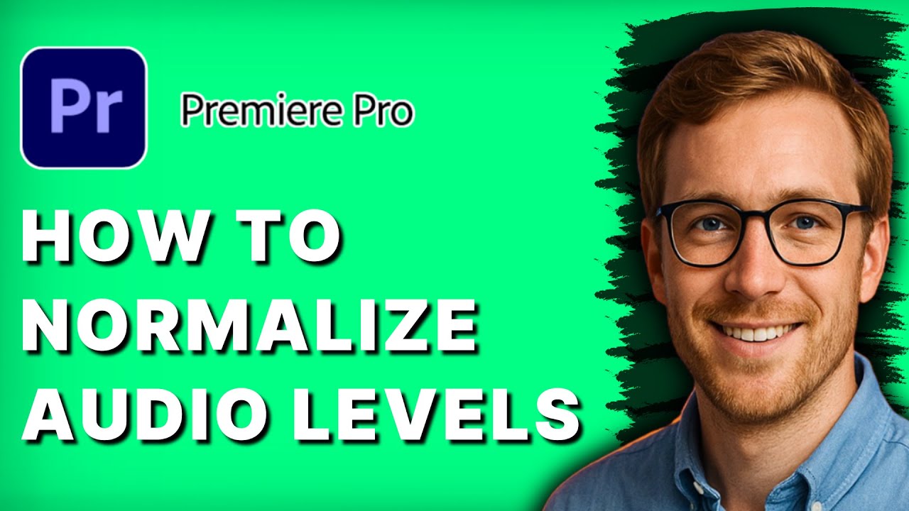 How to Normalize Audio Levels in Premiere Pro [2026 Full Guide] - YouTube