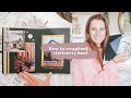 Scrapbook With me + Stationery Haul | How to Make a Scrapbook