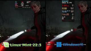 Cthulhu The Cosmic Abyss | Linux Vs Windows | Side by Side  (RX 6700 XT)