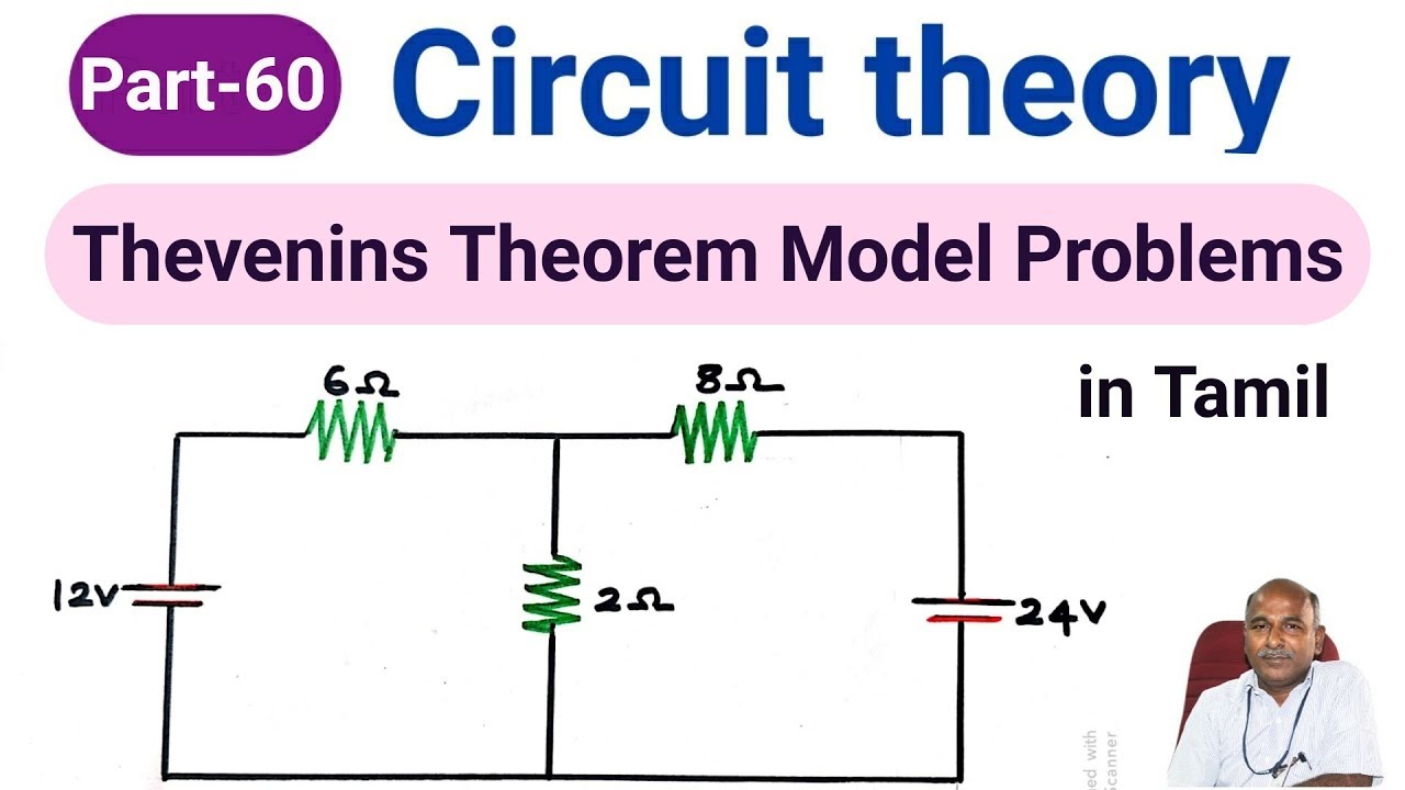 Thevenins theorem model Problem in tamil - YouTube