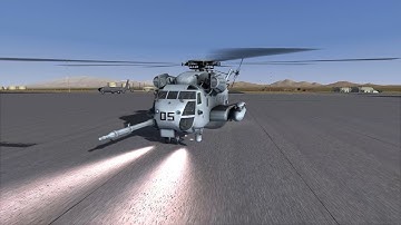 [FlightGear] CH-53E Air-to-Air Refueling Training