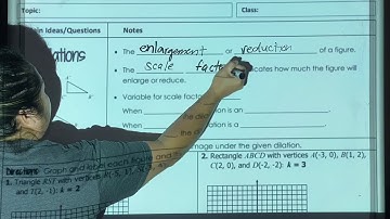 Dilation Notes