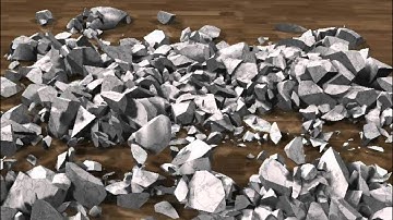 Real-time dynamic destruction of non-convex pieces