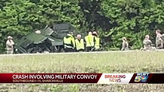 OSP: I-75 at I-275 blocked due to serious crash involving military vehicles