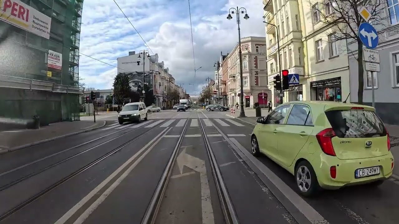 Bydgoszcz linia nr 4 Bielawy - Glinki (Trasa zmieniona) (III.2025)