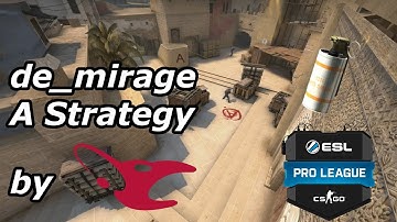 CS:GO Tutorial | Mirage STRAT Tactic by Mousesports - ESL Pro League Season #4 2017 (english)