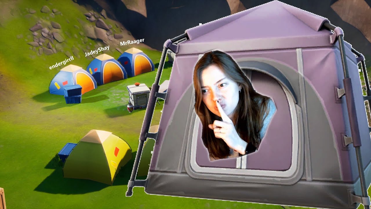 We camped inside TENTS until there was only 1 other team left...