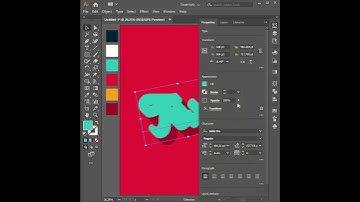 How to make Retro text effect in Adobe Illustrator | Urdu / Hindi | #youtubeshorts