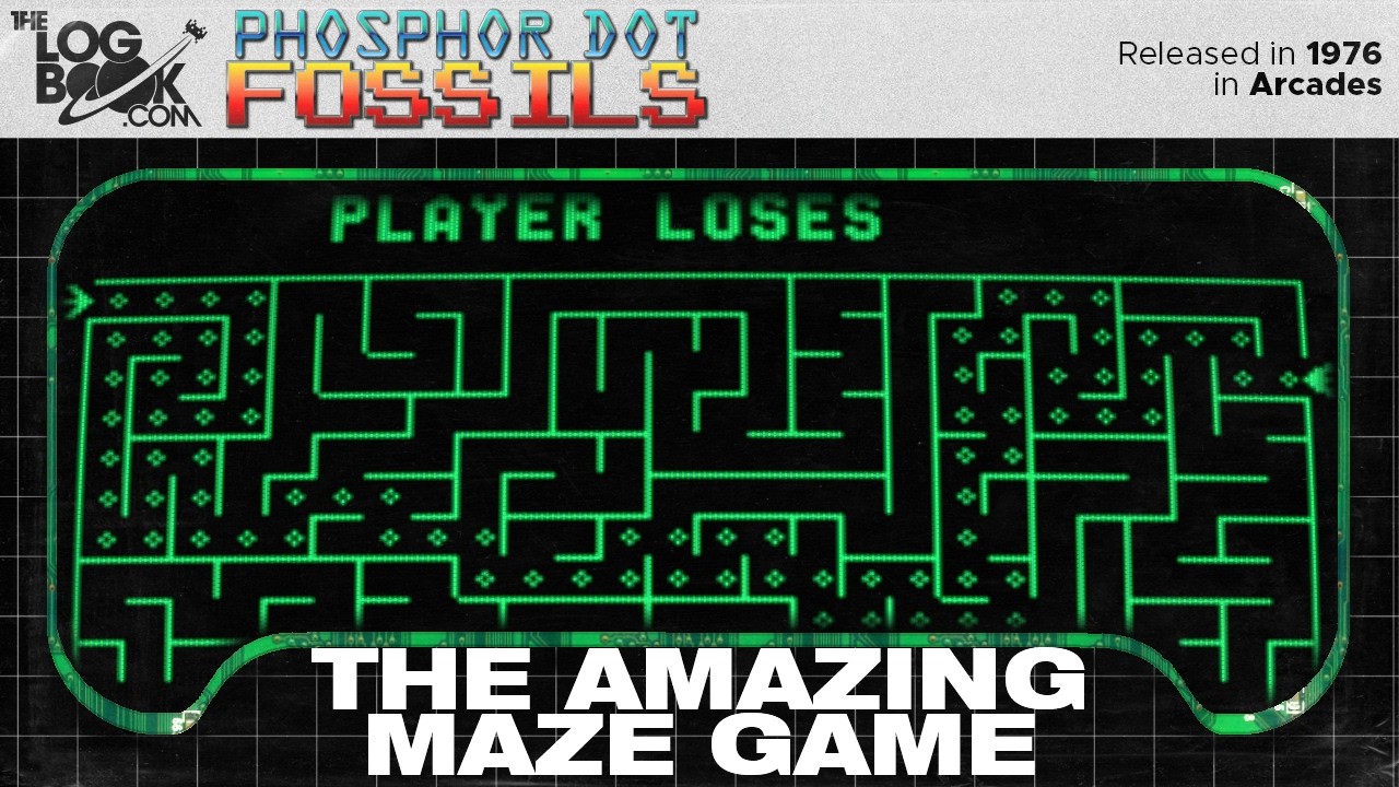 Phosphor Dot Fossils: Amazing Maze Game (arcade, 1976) - YouTube