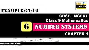 Example 6 to 9 Solutions| Number Systems| Class 9 Maths Chapter 1 #class9maths #numbersystemclass9