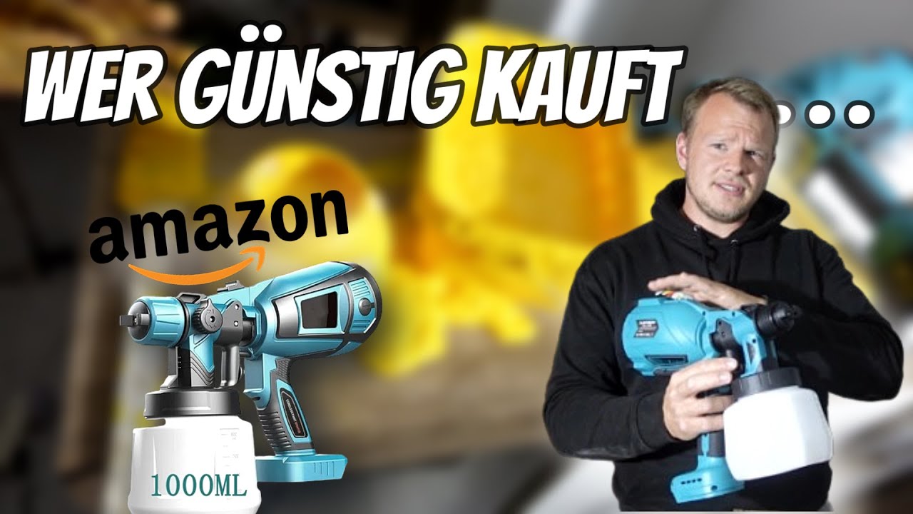 GÜNSTIGES Akkufarbsprühsystem GETESTET | DIY | Patrick Zeller
