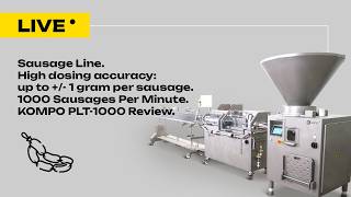 High dosing accuracy with PLT 1000 #sausageproduction #linker #meatprocessingequipment #kompo