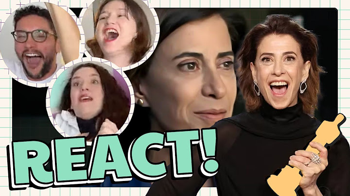 HISTÓRICO! FERNANDA TORRES E AINDA ESTOU AQUI NO OSCAR 2025  - REACT INDICADOS E ESNOBADOS