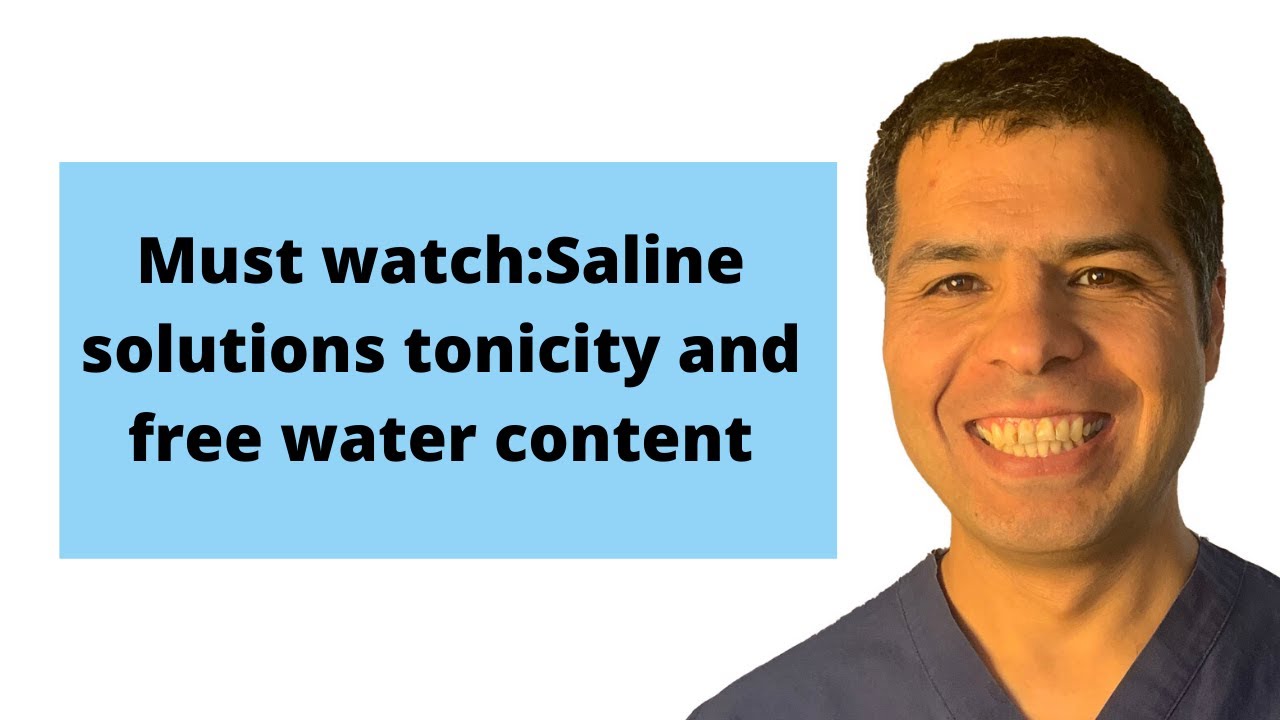 IV fluids course(5) The hypertonic 3 Normal saline solution (3 NS