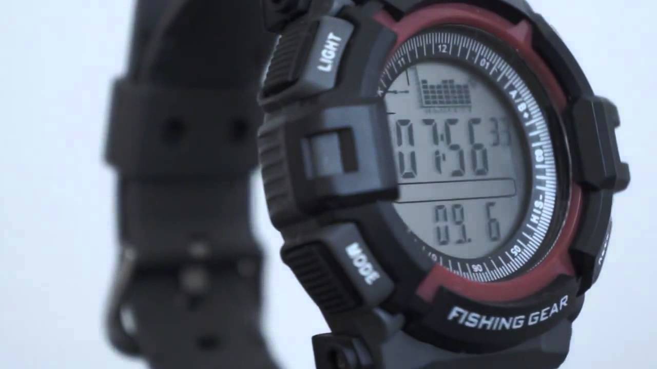 Многофункциональные часы для рыбалки SUNROAD