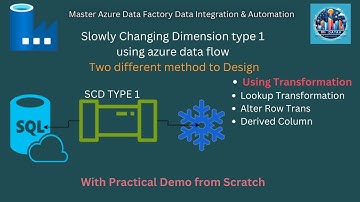 SCD Type 1 Implementation in Azure Data Factory: Beginner to Expert