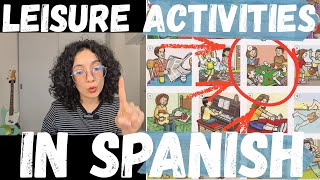 Thumbnail image for 🇲🇽 Leisure Activities in Spanish 🎶⚽ | Free Time Vocabulary & Listening Practice