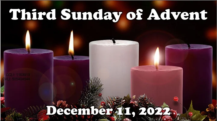 December 11th, 2022 9:30 AM Worship Service - 3rd Sunday in Advent