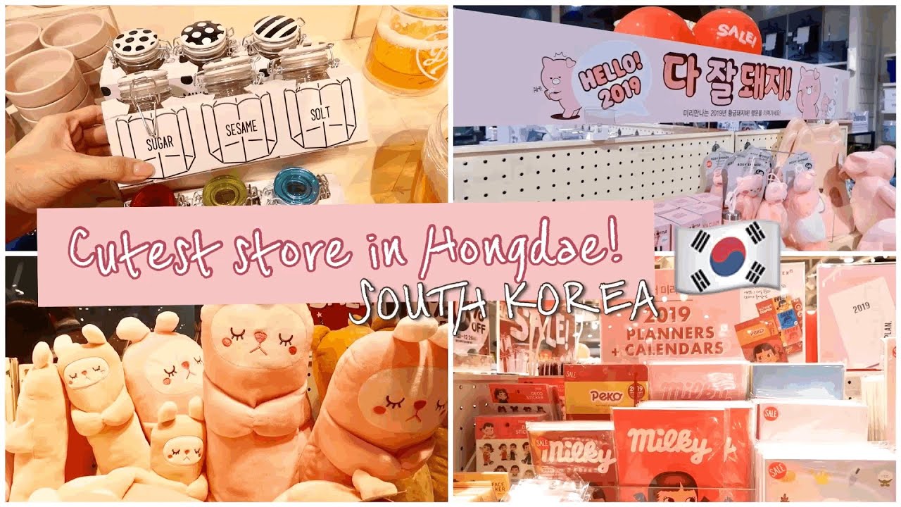 Where to buy cute things in Hongdae, South Korea 2019 BUTTER 🇰🇷🐽