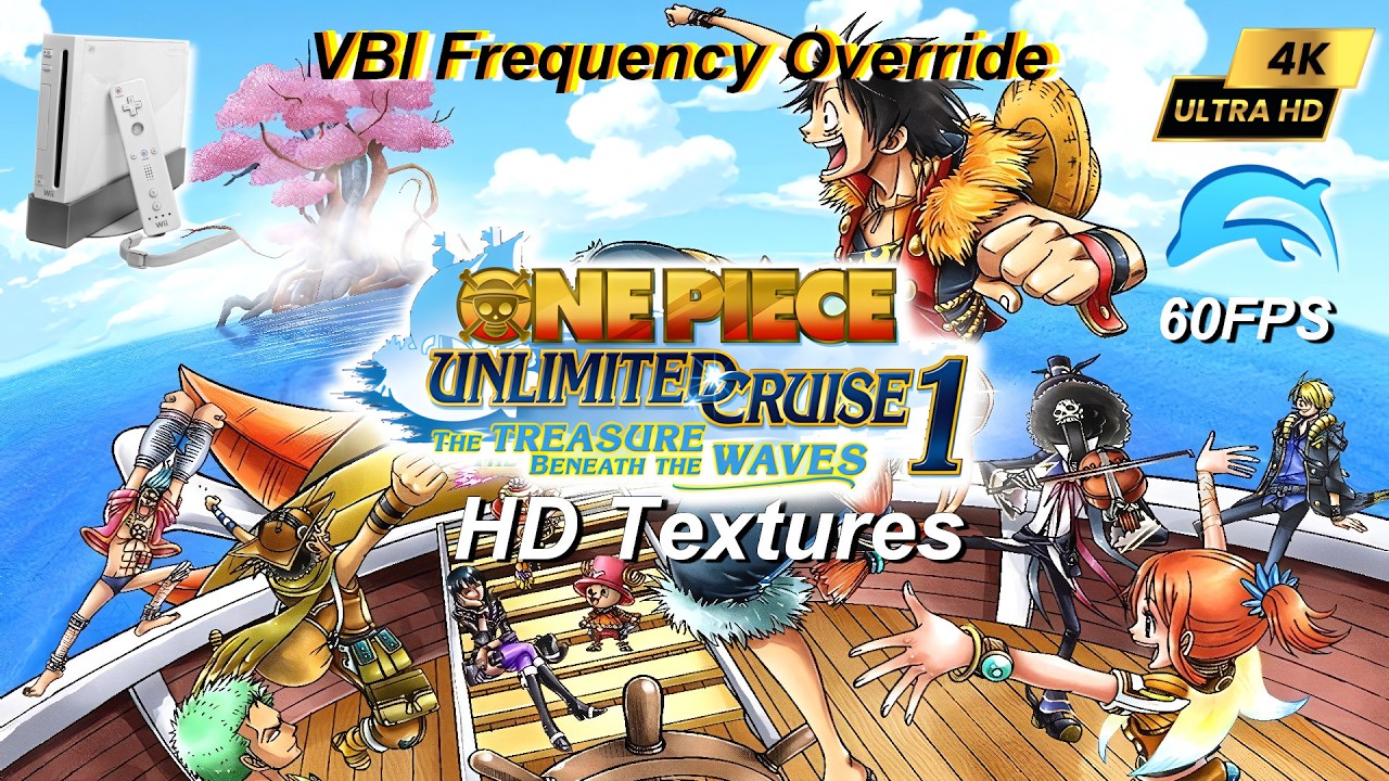One Piece Unlimited Cruise Episode 1 ~4K Wii Dolphin HD Textures