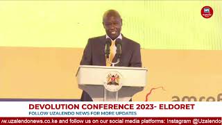 DP Rigathi's FULL SPEECH during the closing of Devolution Conference 2023