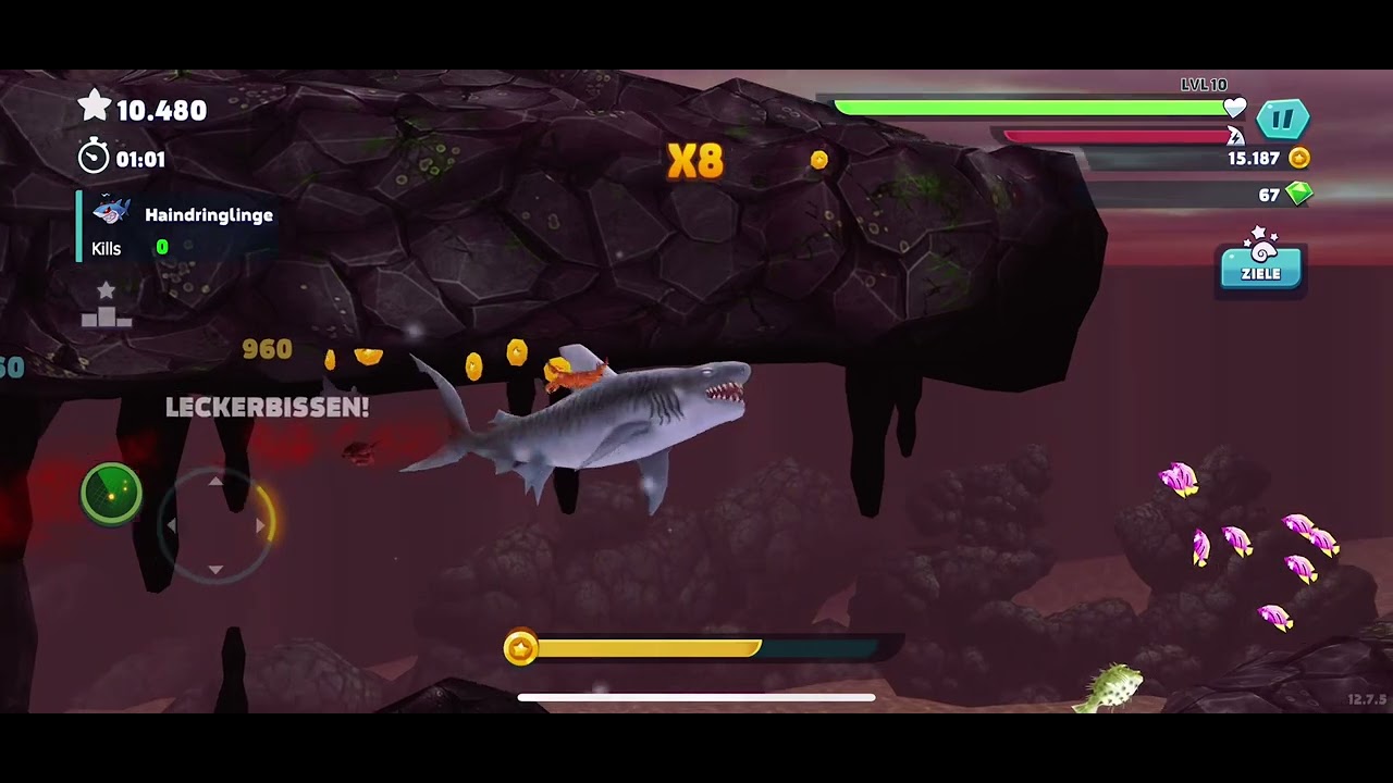 Hungry Shark Gameplay - YouTube