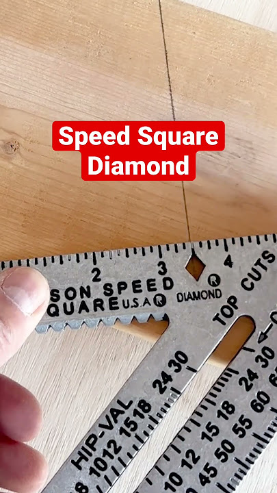 Speed Square ♦️4 Rafter Cuts! 💯